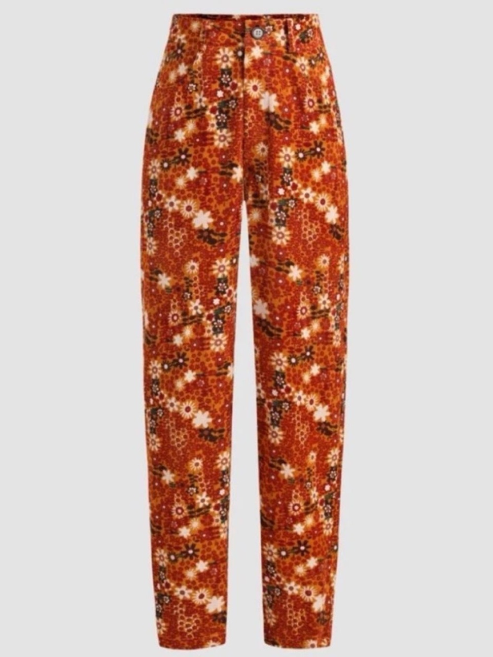 NWOT Cider Wild Flower Corduroy Pants Womens Sz M Fairy Grunge Boho Hippie Gypsy